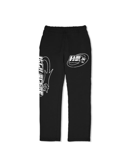 HIGH SCORE Y2K SWEATPANTS (BLACK)