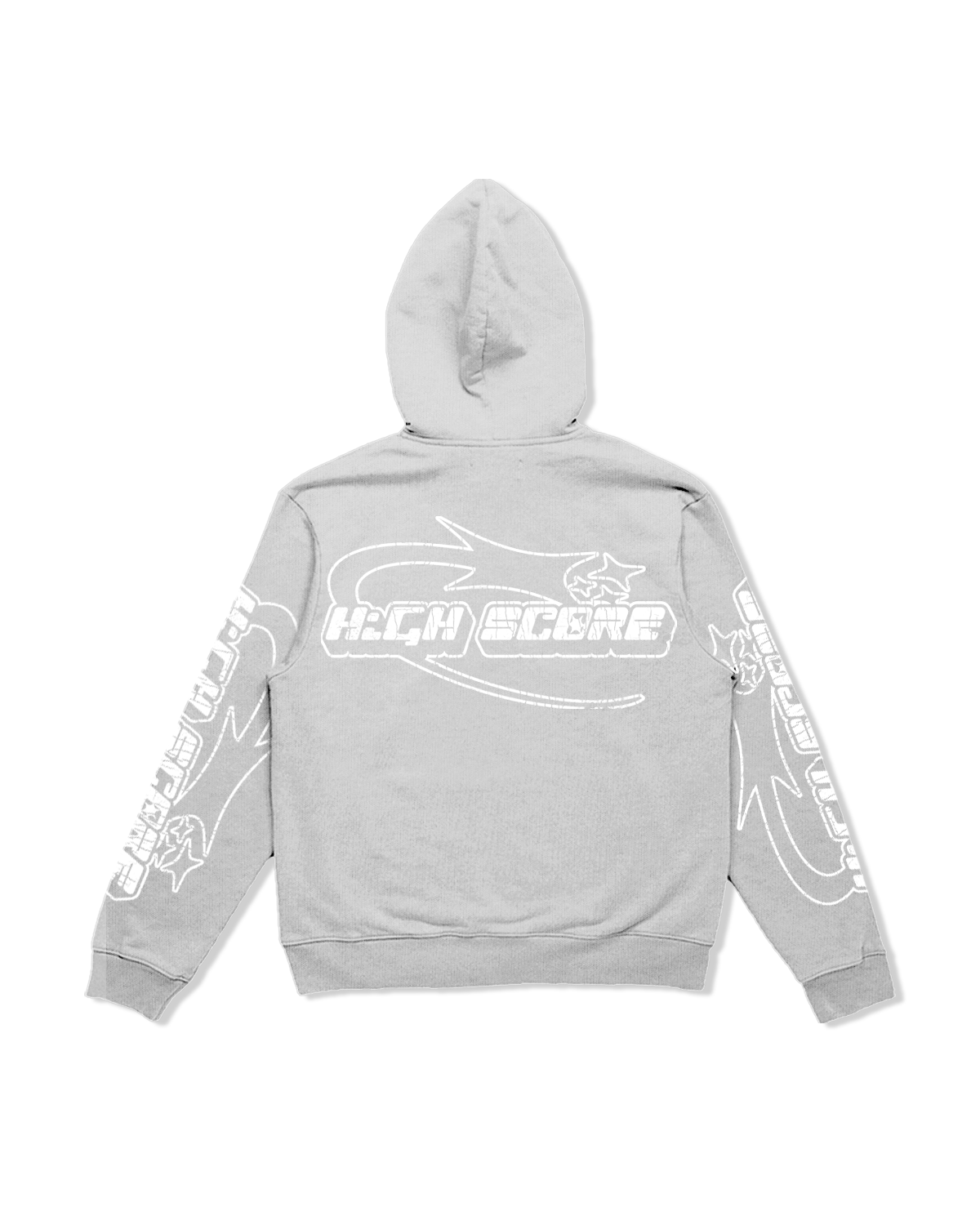 HIGH SCORE Y2K HOODIE (GREY)